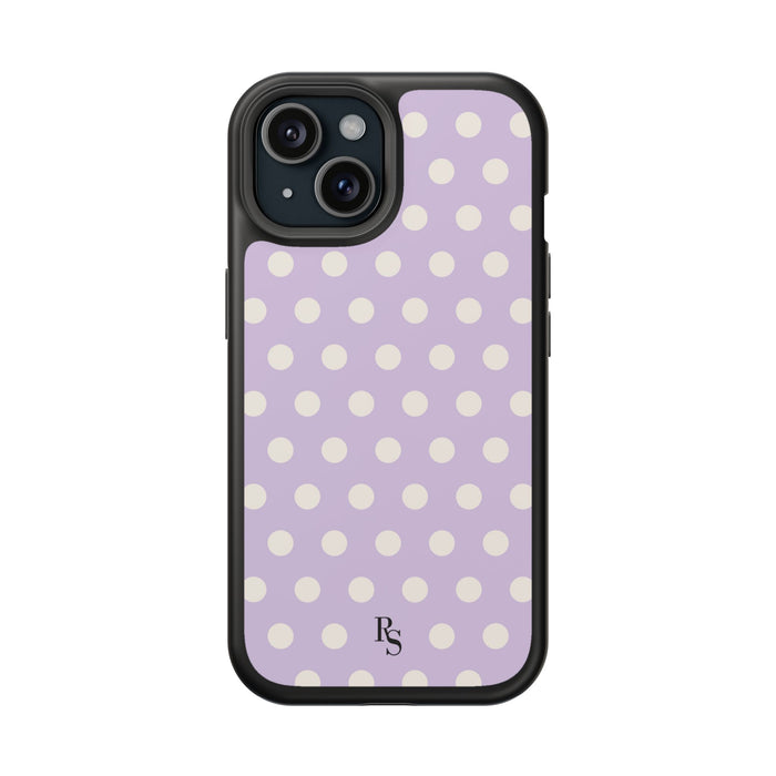 Lilac Dot Magnetic Tough Case