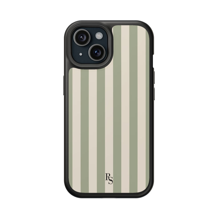 Sage Stripe Magnetic Tough Case