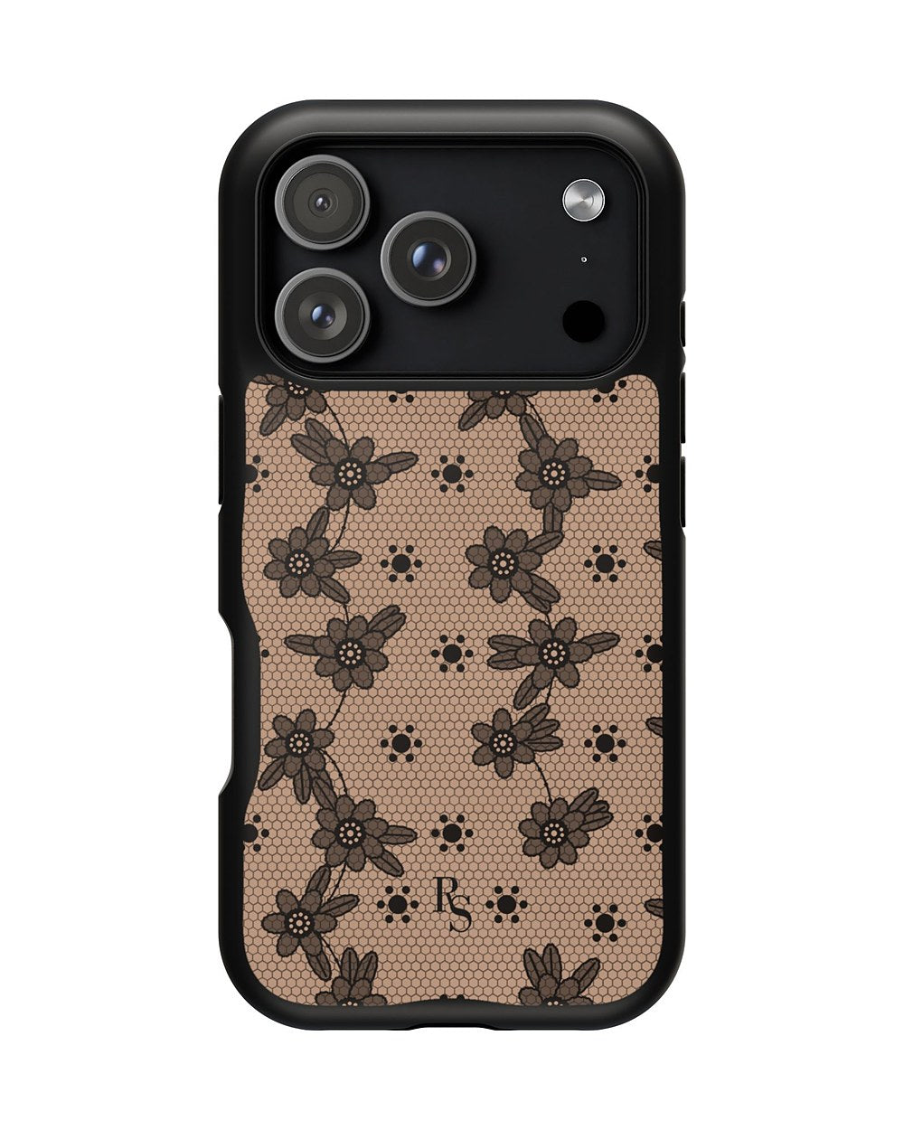 Black Lace Magnetic Tough Case, product mockup