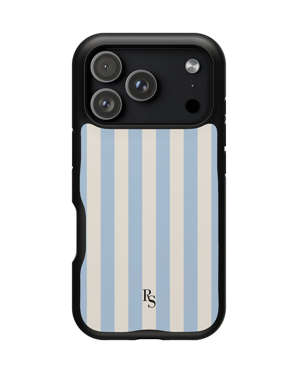 Sky Stripe phone case, product mockup