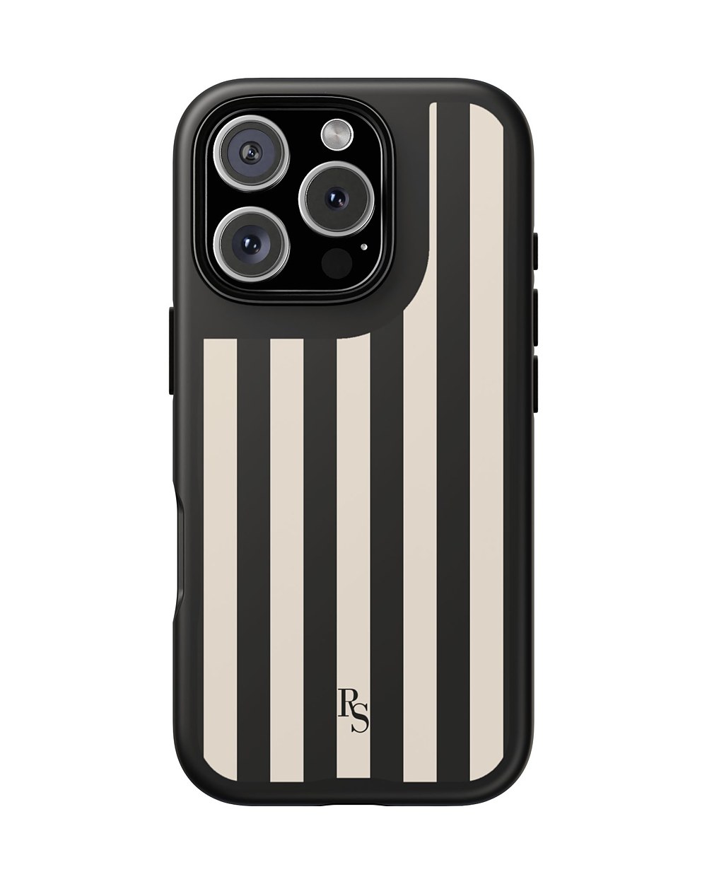 Noir Stripe Tough Case, product mockup